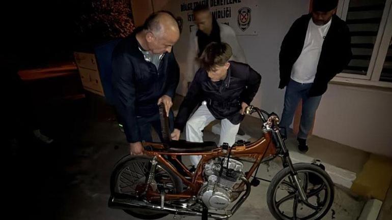 Bisikletini Motosiklete Çeviren Gence Cezai İşlem