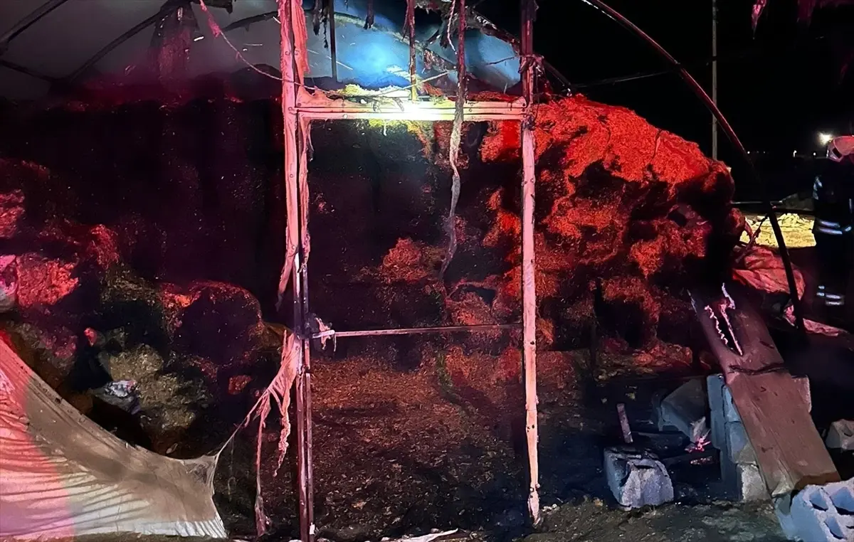 Kulu’da Saman Yangını Kontrol Altına Alındı