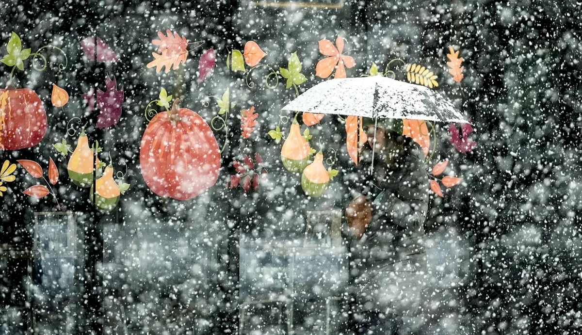 Saraybosna’da Etkili Kar Yağışı