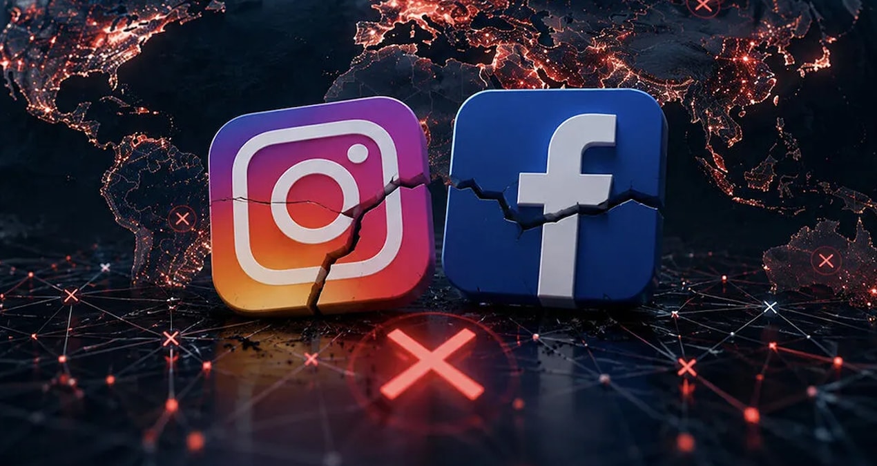 Facebook ve Instagram çöktü: Hesaplara erişilemiyor Img